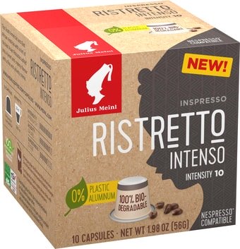 Кофе в капсулах Julius Meinl Biodegradable Ristretto Intenso 10 шт