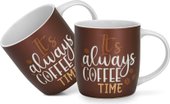 Набор кружек Fissman It's Always Coffee Time 3712 (2шт)