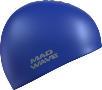 Шапочка для плавания Mad Wave Intensive Big (синий)