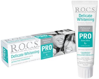 Зубная паста R.O.C.S Pro Sweet Mint деликатное отбеливание 135 г