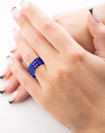 Wolves Циркон Тройное 5668 (р.17-18, синий)