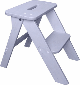 Лестница-стремянка Wood Step SFK-2(L) (2 ступени, белый)