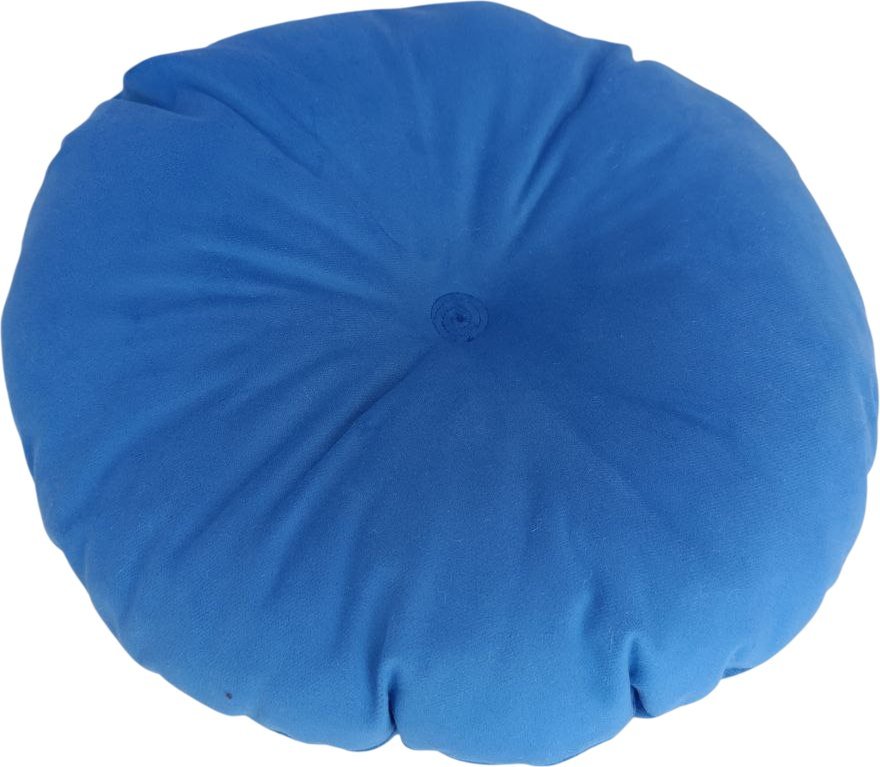 Декоративная подушка Sled Круглая 40x40x10 (синий)
