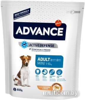Сухой корм для собак Advance Adult Mini 800 г