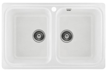 Кухонная мойка Gerhans C02 (белый)