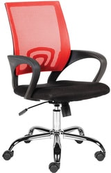 Кресло Norden Спринг хром AB08-AC01 (красный/черный)