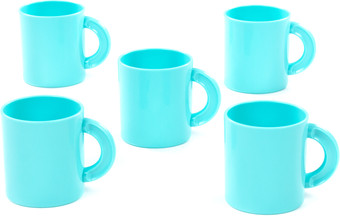 Набор кружек Полесье №1 73966 (5шт, мятный)