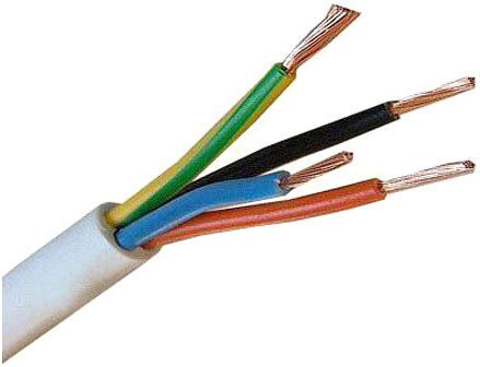 Провод силовой ККЗ ПВС 4х0.75 KKZ40-00006955 (200 м, белый)