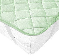 Защитный наматрасник Vegas Protect Cotton S4 160x190 (фисташковый)