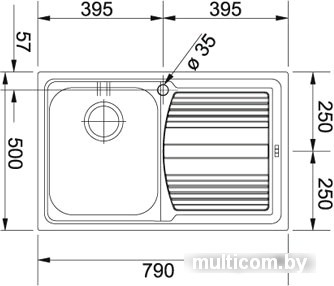 Кухонная мойка Franke LLX 611 (101.0085.773)