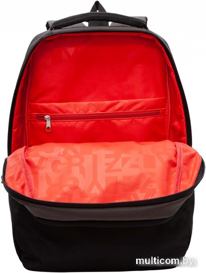 Городской рюкзак Grizzly RU-437-4 (черный/серый)