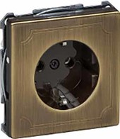 Розетка Schneider Electric MTN2301-4143 (античная латунь)