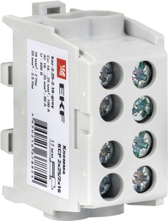 Клемма EKF PROxima KSR-2.25-2.16-Grey