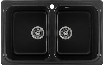 Кухонная мойка Gerhans C02 (оникс)