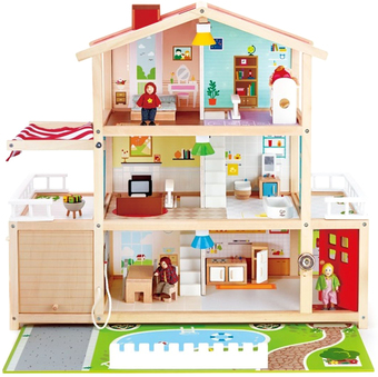 Кукольный домик Hape Семейный особняк E3405-HP