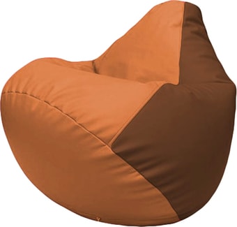 Кресло-мешок Flagman Груша Макси Г2.3-2007 (оранжевый/коричневый)