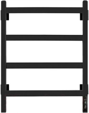 Полотенцесушитель Granula Квадро 40x60 (терморегулятор, черный матовый)