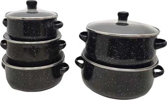 Кастрюля Sundays Home Эмалированные (5 шт, 0.6 мм)