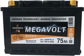 Автомобильный аккумулятор Megavolt 12V +R (75 А&middot;ч)