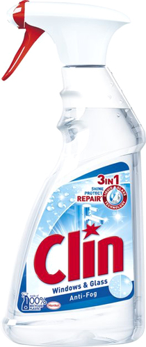 Средство для стекла и зеркал Clin Анти-пар 500 мл