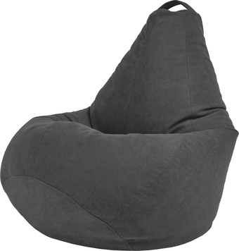 Кресло-мешок Sled Велюр 110x110x160 (антроцит)