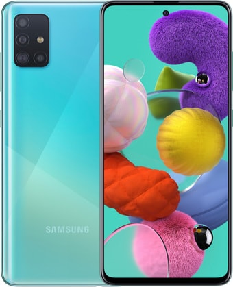 Смартфон Samsung Galaxy A51 SM-A515F/DSM 6GB/128GB (голубой)