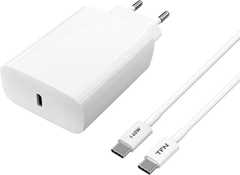 Сетевое зарядное TFN WC16 USB Type-C (белый)