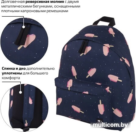 Рюкзак BRAUBERG Мороженое 228858
