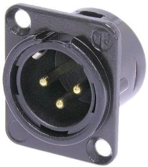 Коннектор Neutrik NC3MD-L-B-1