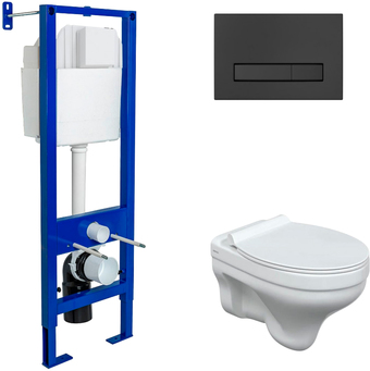 Унитаз Berges Wasserhaus Atom Line 410 Albit S Top Slim SO 042442