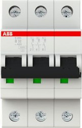 Выключатель автоматический ABB S203-B40 3P B 40A 6kA 3M 2CDS253001R0405
