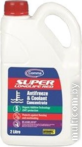 Охлаждающая жидкость Comma Super Longlife Red - Antifreeze 5л