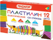 Пластилин Пифагор Веселая такса 106675 (12 цв)