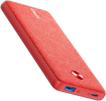 Портативное зарядное устройство Anker PowerCore Sense 10000 PD Fabric (красный)