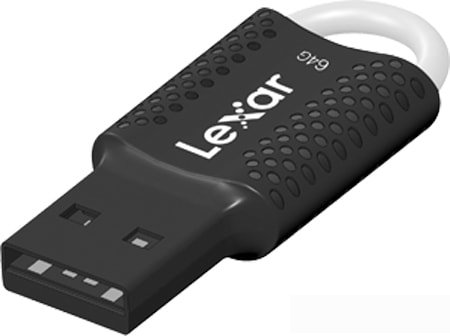 USB Flash Lexar JumpDrive V40 64GB (черный)