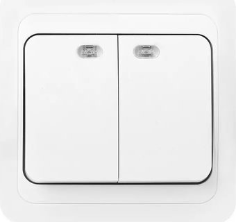 Выключатель SmartBuy SBE-02w-10-SW2-1