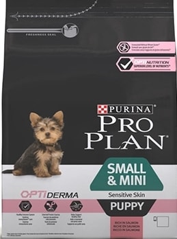 Сухой корм для собак Pro Plan Optiderma Puppy Small&Mini Sensitive Skin 0.7 кг