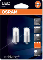 Светодиодная лампа Osram BA9s LEDriving Cool White 2шт [3850CW-02B]