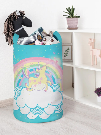 Корзина JoyArty Радужный единорог toba_59622_L