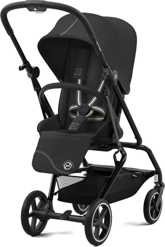 Коляска прогулочная «книга» Cybex Eezy S Twist+2 (BLK moon black)