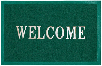 Придверный коврик ComeForte Welcome 60x90 (зеленый)