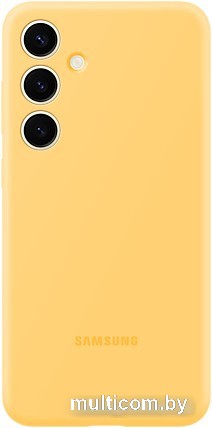 Чехол для телефона Samsung Silicone Case S24+ (желтый)