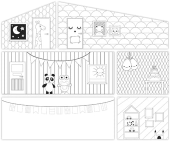 Аксессуары для кукольного домика Lundby Креативные обои LB-60906000