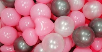 Шарики для сухого бассейна Lasomi 70 мм (100 шт, розовый)