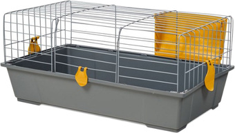 Клетка Voltrega 934G (серый/желтый) 