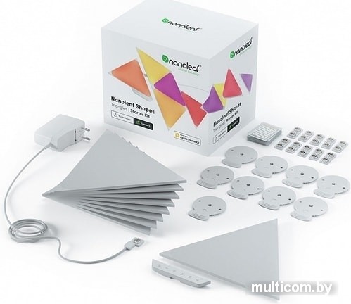 Светодиодная панель Nanoleaf Shapes Triangles NL47-0002TW-9PK