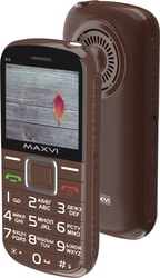 Мобильный телефон Maxvi B5 (коричневый)