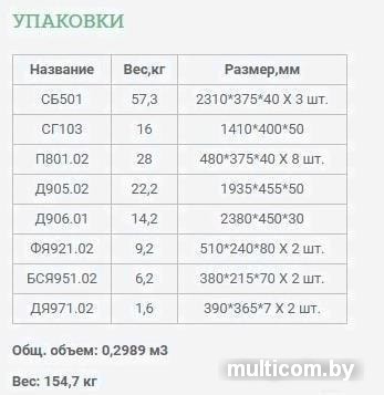 Шкаф распашной Уют Сервис Гарун-К 503.07 (молочный дуб)
