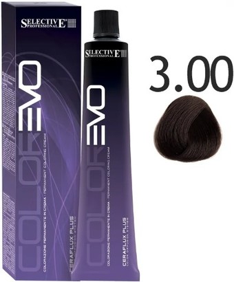 Крем-краска Selective Professional Colorevo 3.00 84300 (100 мл, темно-каштановый глубокий)