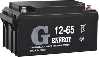 Аккумулятор для ИБП G-Energy 12-65 (12В/65 А&middot;ч)
